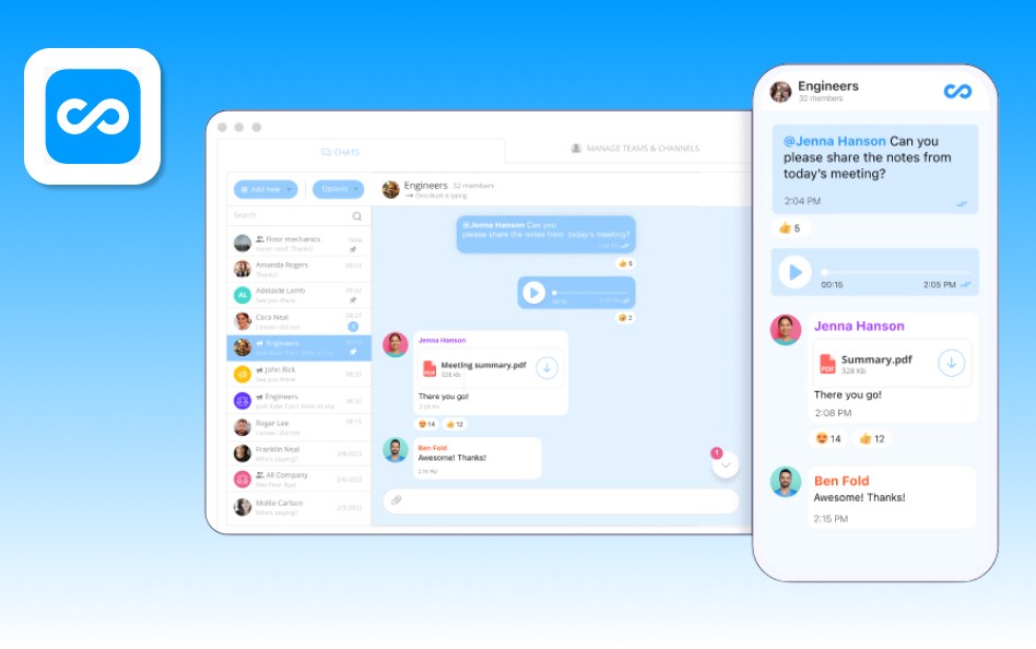 Connecteam user interface